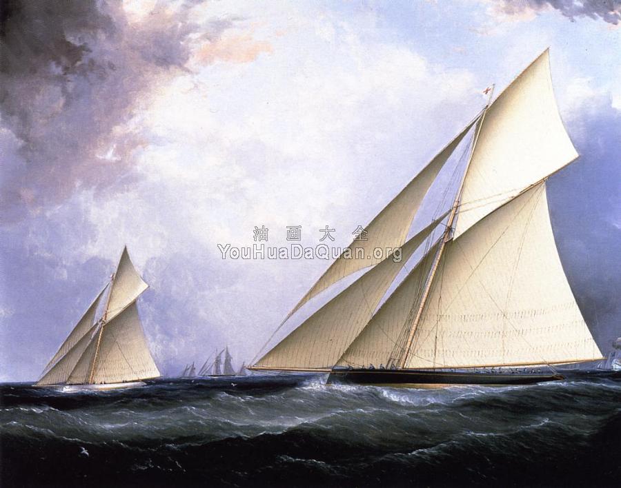 Puritan and Genesta, America's Cup - 詹姆斯·E·巴特斯沃思
